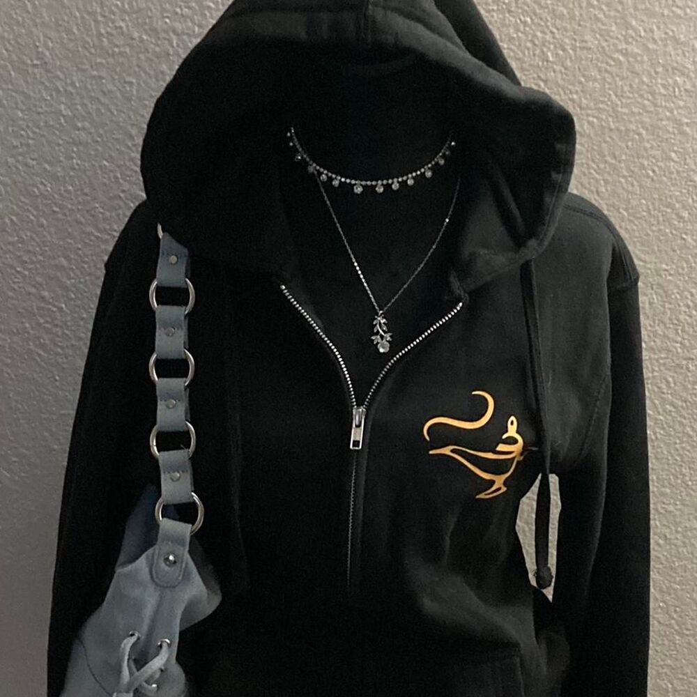 Aladdin Women's Black Hoodie